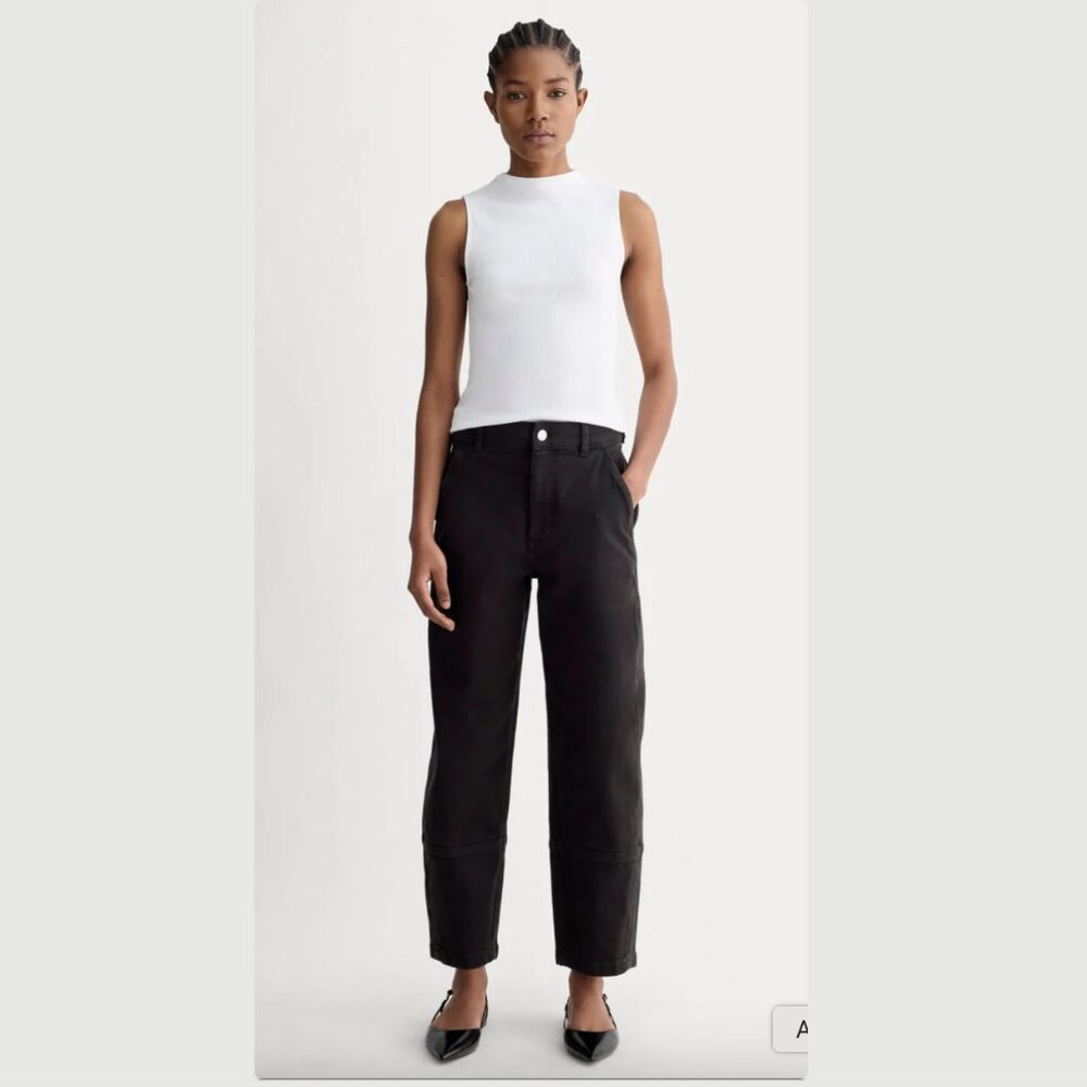 Everlane Utility Barrel Pant - Black - Size 12